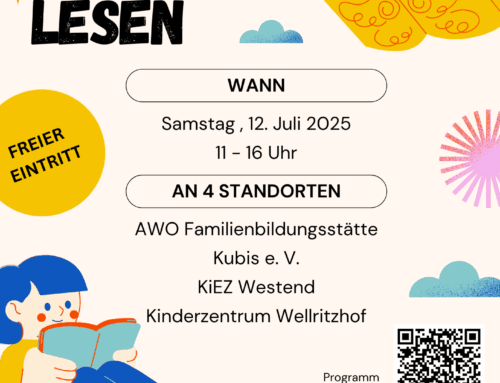 StadtteilLesen im Westend am Samstag, den 12. Juli von 11-16 Uhr